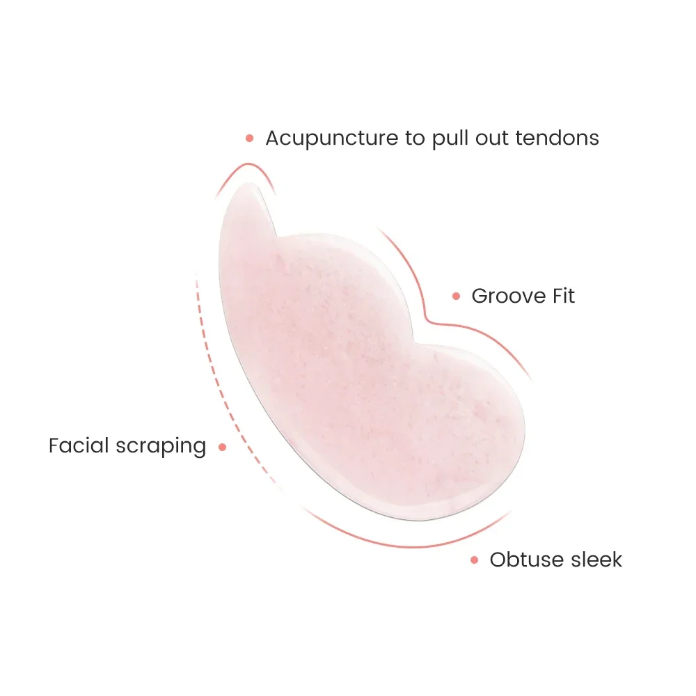 천연 옥석 괄사 마사지 보드 로즈 쿼츠 괄사 플레이트  - Gua Sha Tool Rose Quartz 리뷰 및 가격
