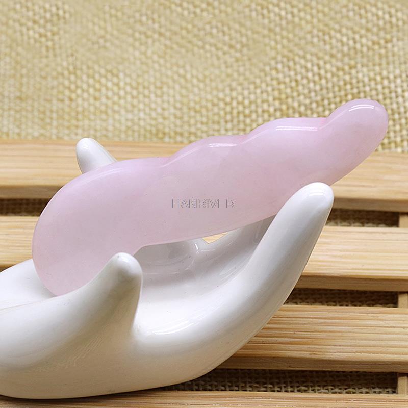 천연 로즈 쿼츠 옥 Guasha 보드 긁는 플레이트 페 - Gua Sha Tool Rose Quartz 리뷰 및 가격