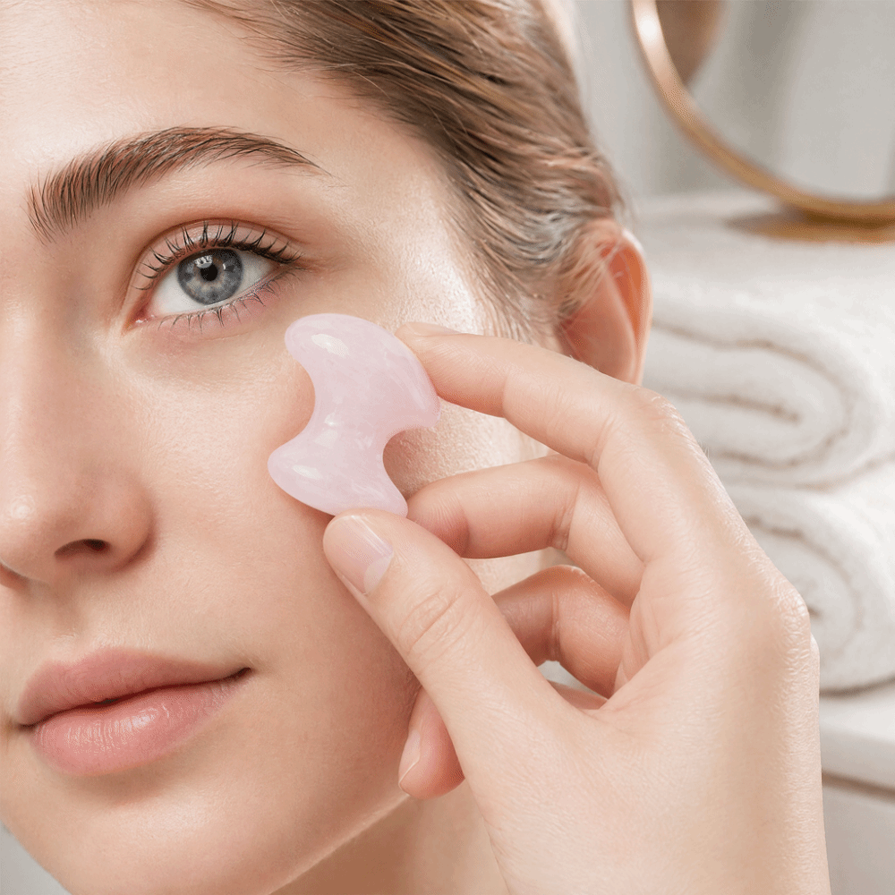 크리스탈 로즈 쿼츠 마사지 스톤 핑크 쿼츠 크리스탈 구 - Gua Sha Tool Rose Quartz 리뷰 및 가격