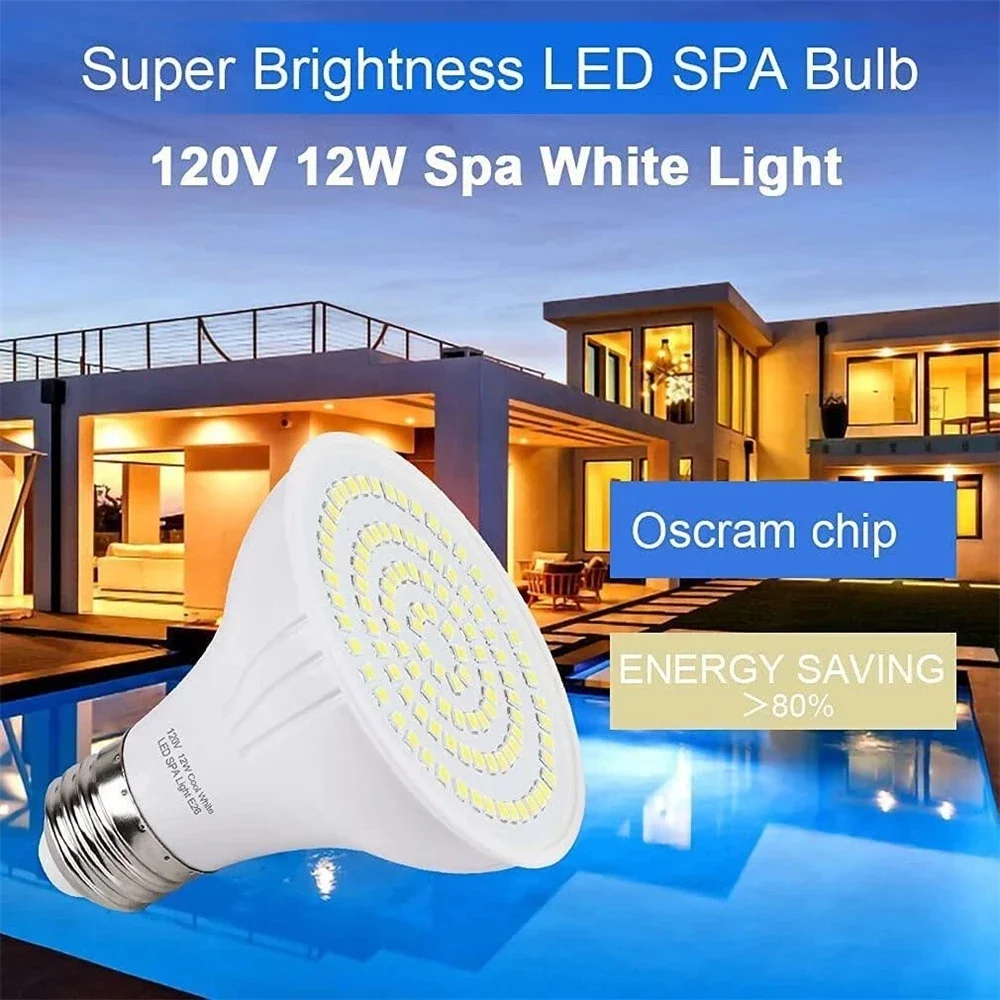 12W SPA 램프 LED 수영장 조명 E27 E26  - Xy Spa & Wellness George Town Photos 리뷰 및 가격