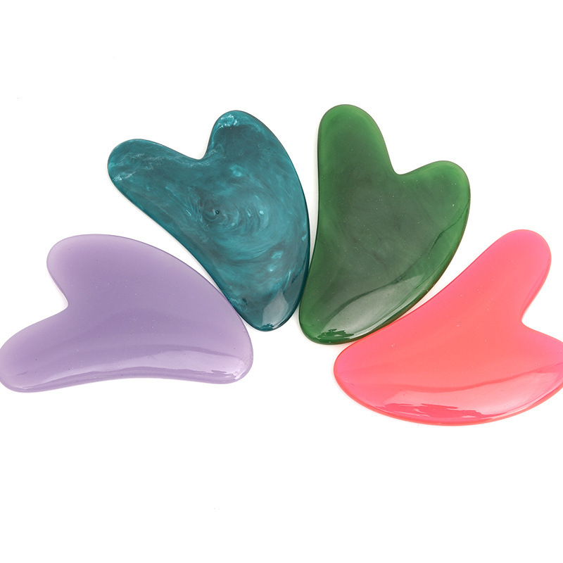 핫 하트 로즈 쿼츠 구아샤 스톤, 페이셜 제이드 마사지 - Gua Sha Tool Rose Quartz 리뷰 및 가격