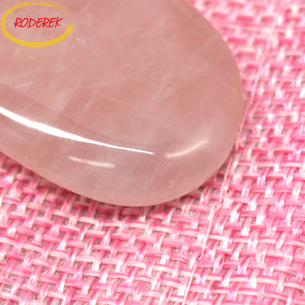 Jade Guasha Plate Natural Rose - Gua Sha Tool Rose Quartz 리뷰 및 가격