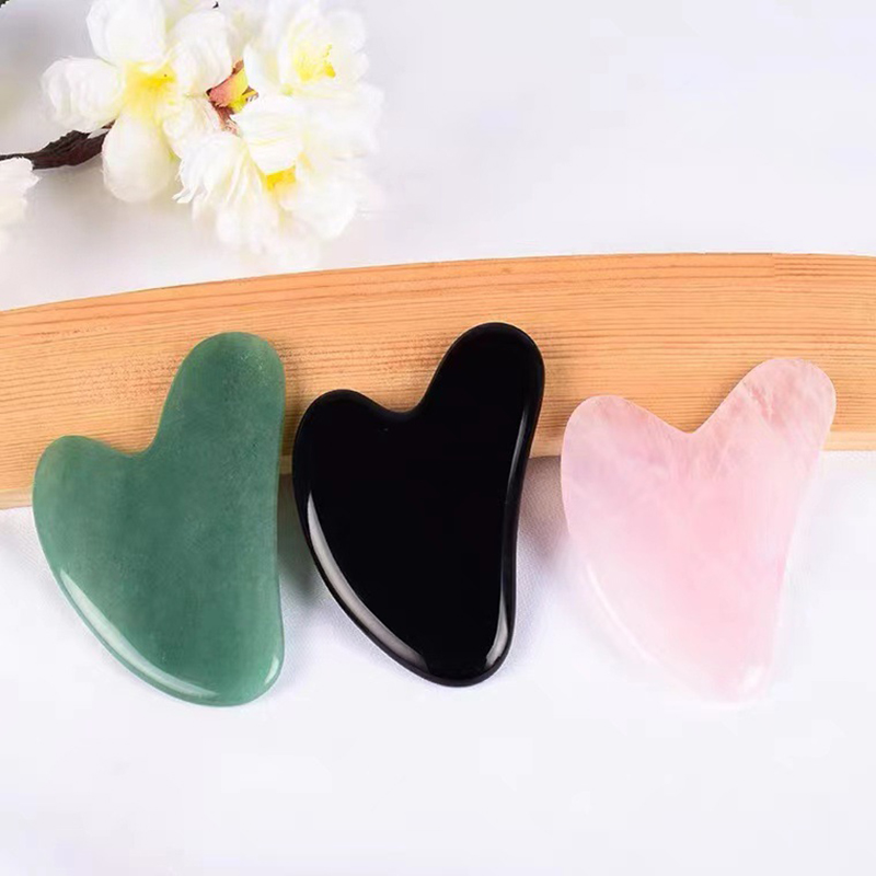 1개 신제품 스톤 괄사 마사지 보드 얼굴용 로즈 쿼츠  - Gua Sha Tool Rose Quartz 리뷰 및 가격