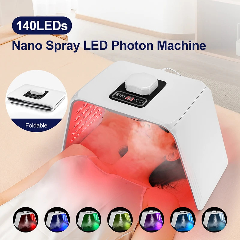 7가지 색상 LED 광자 미용 마스크 피부 보습 나노  - Spa & Wellness Earth City Москва Шелепиха 리뷰 및 가격