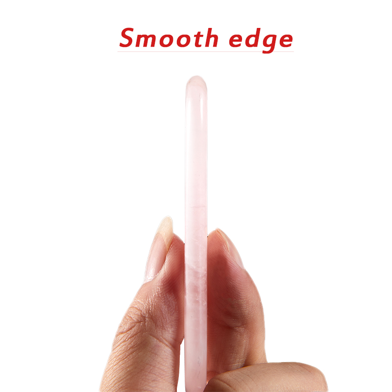 천연석 옥 구 아슈 스크레이퍼 로즈 쿼츠 페이셜 Gua - Gua Sha Tool Rose Quartz 리뷰 및 가격