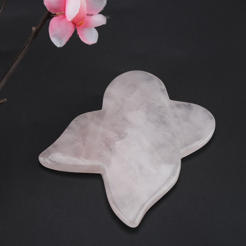 페이셜 키트 핑크 로즈 쿼츠 마사지 스톤 버터플라이 딥 - Gua Sha Tool Rose Quartz 리뷰 및 가격