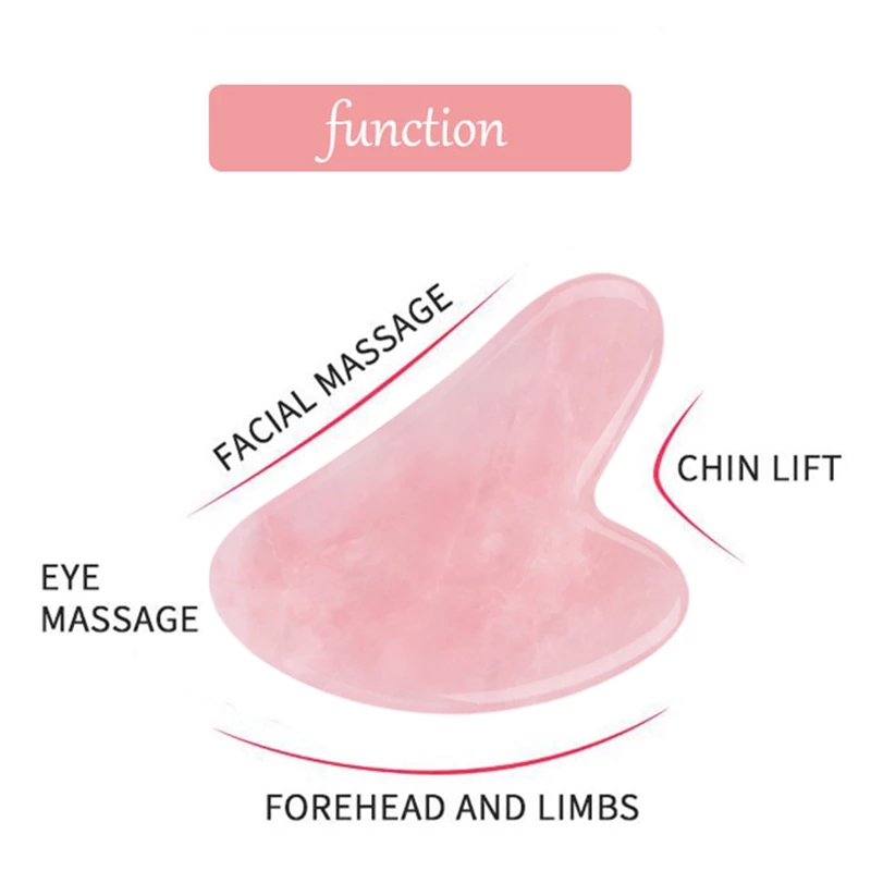 천연 옥 구아샤 세트, 로즈 쿼츠, 흑요석, 자수정,  - Gua Sha Tool Rose Quartz 리뷰 및 가격