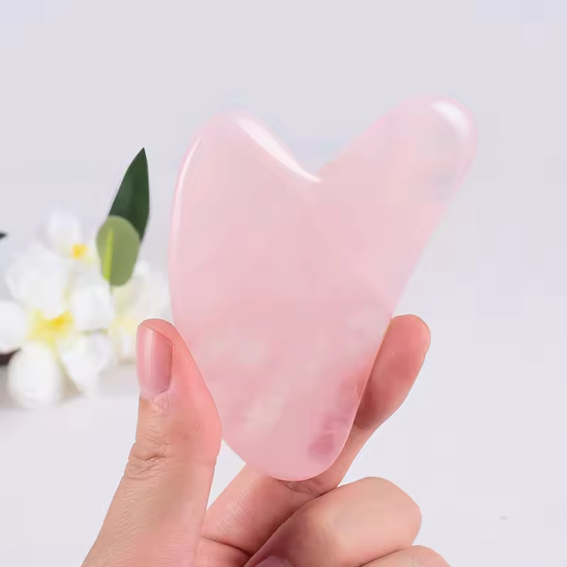 천연석 옥 구아슈 스크레이퍼 로즈쿼츠 페이셜 구아샤 도 - Gua Sha Tool Rose Quartz 리뷰 및 가격