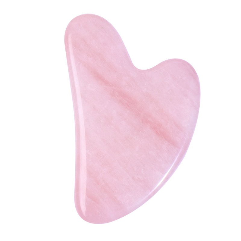 인기 판매 A+ 로즈쿼츠 구아샤 도구 천연 크리스탈 하 - Gua Sha Tool Rose Quartz 리뷰 및 가격