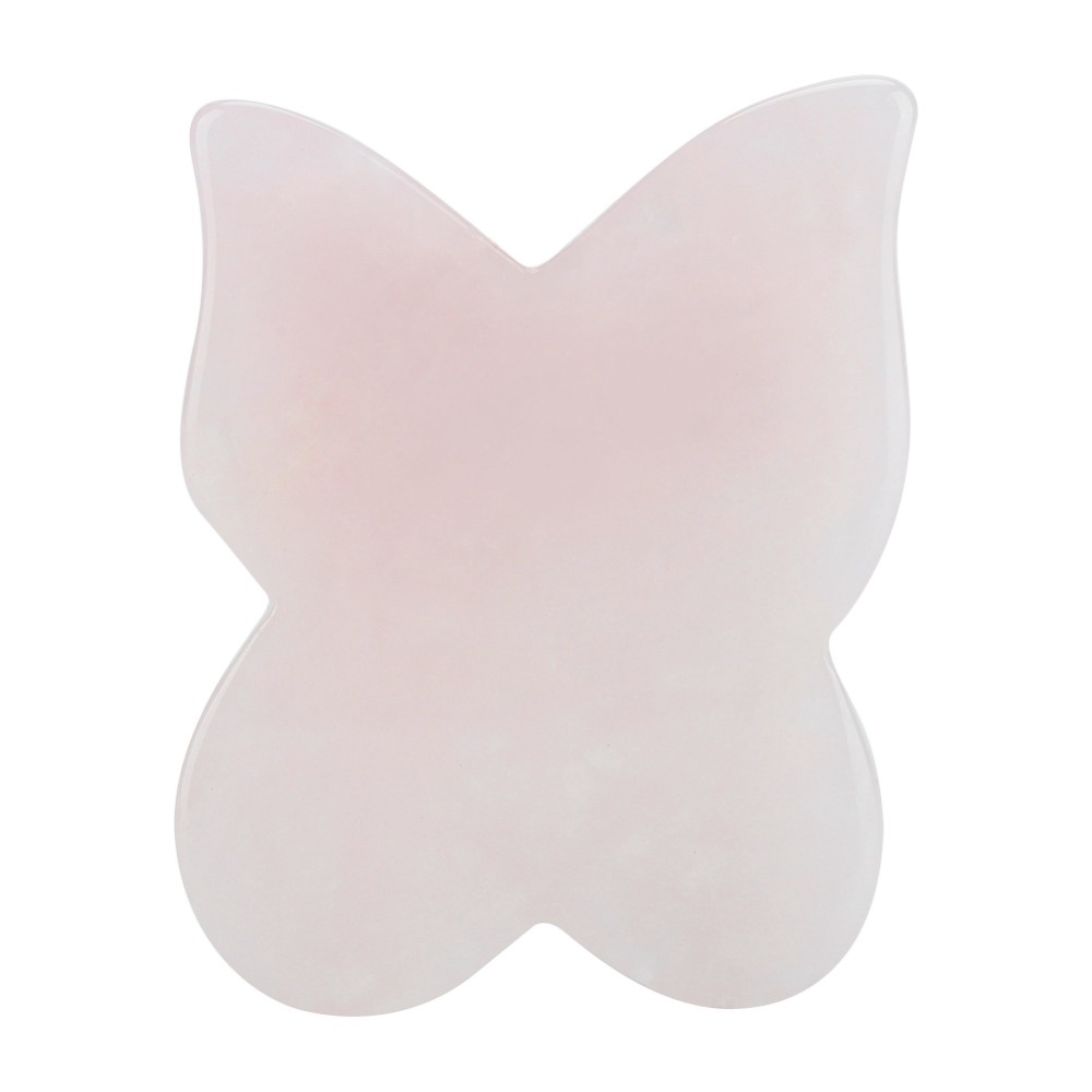 페이셜 키트 핑크 로즈 쿼츠 마사지 스톤 버터플라이 딥 - Gua Sha Tool Rose Quartz 리뷰 및 가격