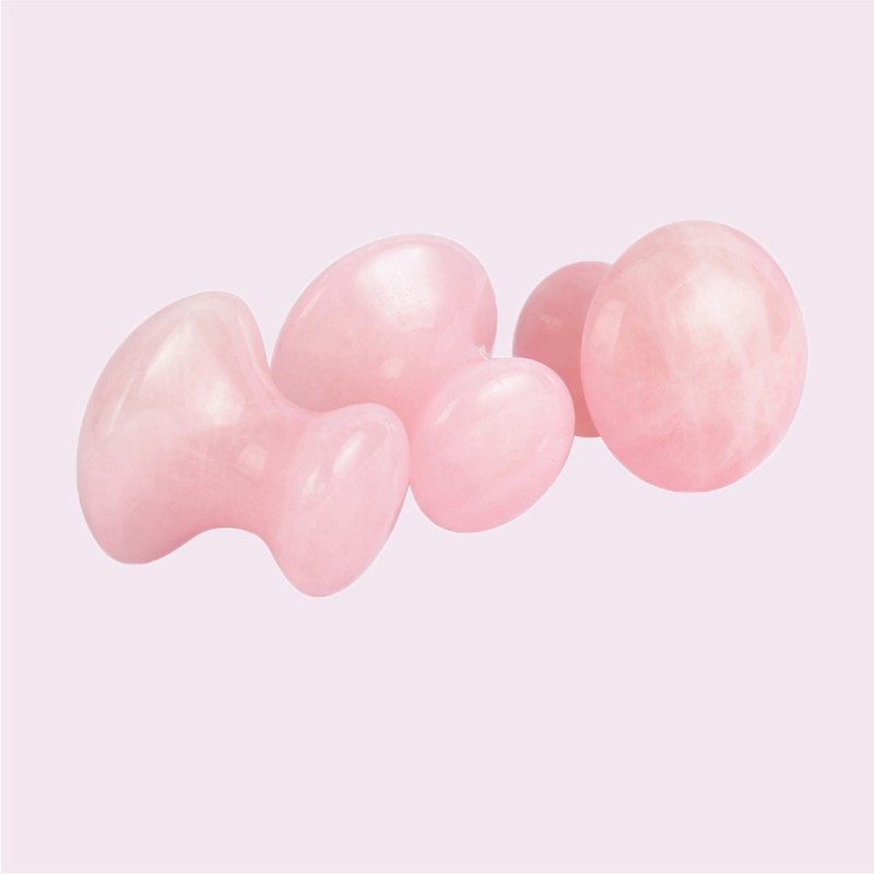 1개 버섯 모양 괄사 얼굴 마사지 도구 로즈 쿼츠 페이 - Gua Sha Tool Rose Quartz 리뷰 및 가격