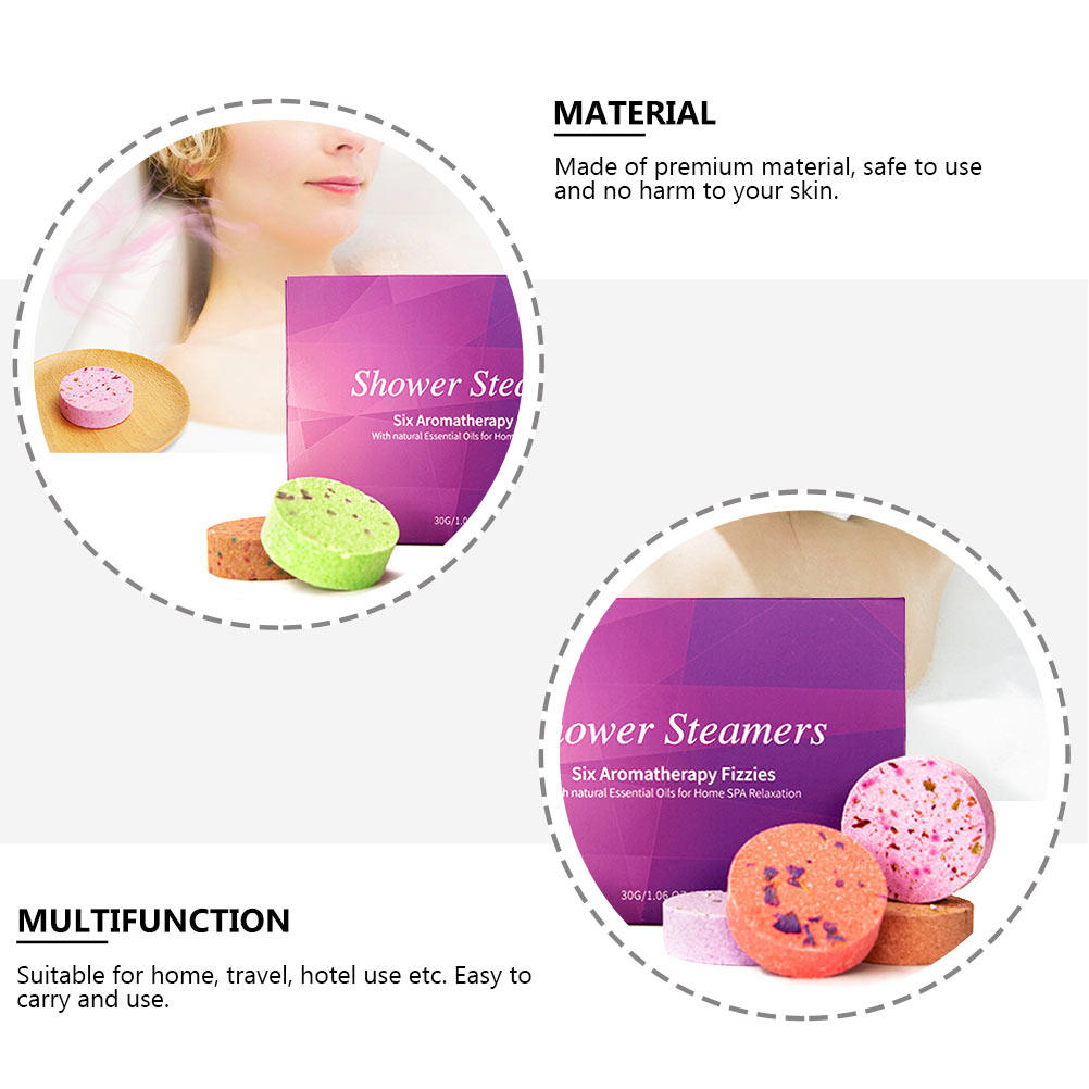 6개입 아로마 목욕정 프리미엄 천연 에센셜 오일 스파  - Shower Steamer Tablet 리뷰 및 가격